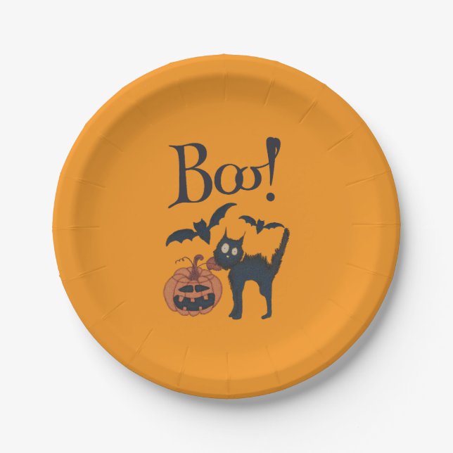Boo! Paper Plates (Front)