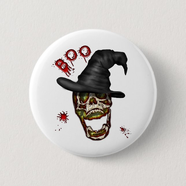 Boo Pinback Button (Front)