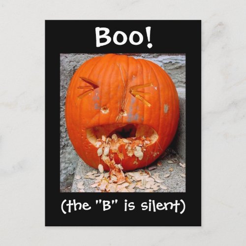 Boo Postcard _ the B is silent