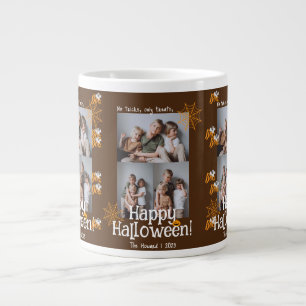 Boo pumpkin jack-o-lantern Halloween Photo Collage Giant Coffee Mug