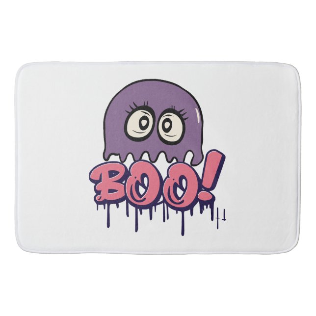 Boo scary bath mat (Front)