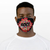 BOO! Scary Covid-19 Halloween Adult Cloth Face Mask (Worn)
