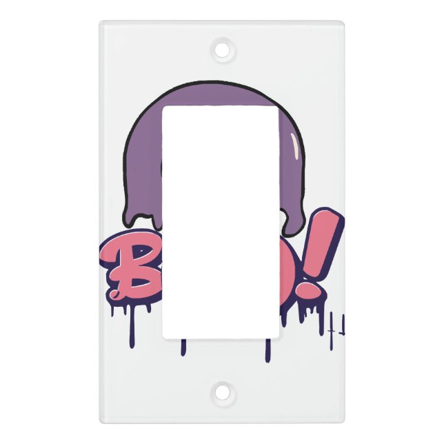 Boo scary light switch cover (Front)