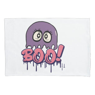 Boo scary pillow case