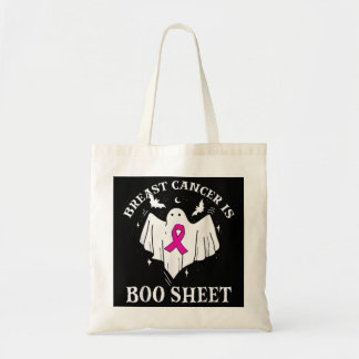 Boo Sheet Breast Cancer Awareness Funny Pun Humor  Tote Bag