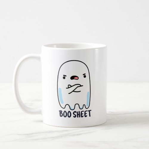 Boo Sheet Funny Halloween Ghost Pun  Coffee Mug