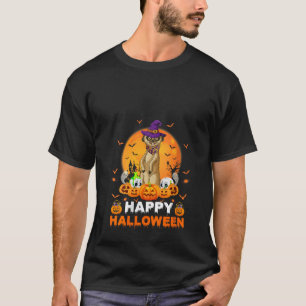 Boo Sheet Scary Ghost Pumpkin Moon Witch Meerkat H T-Shirt