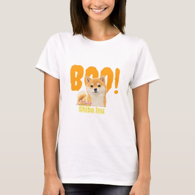 Boo! Shiba Inu | Best T-shirt for Shiba Inu person (Front)