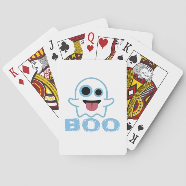 Boo Silly Funny Meme Poker Cards (Back)