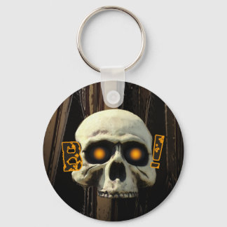 Boo Skull Keychain