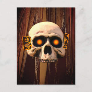 Boo Skull Postcard