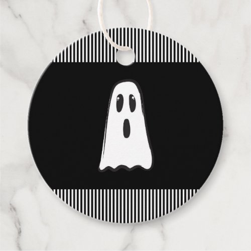 BOO Spooky Cute Ghost Halloween Costume Party  Favor Tags