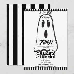 BOO! Spooky Cute Ghost Halloween Party Invitation