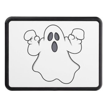 Boo! Spooky Halloween Ghost Tow Hitch Cover by GroovyFinds at Zazzle