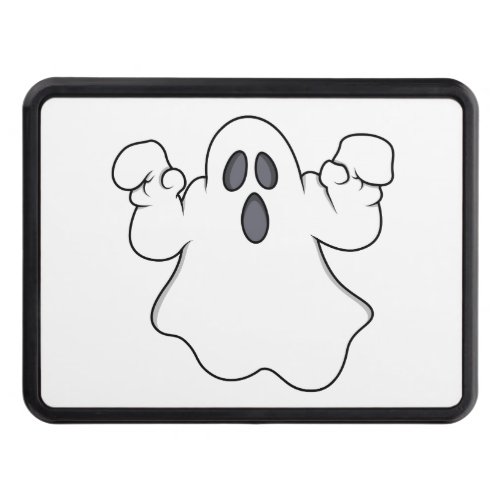 Boo Spooky Halloween Ghost Tow Hitch Cover