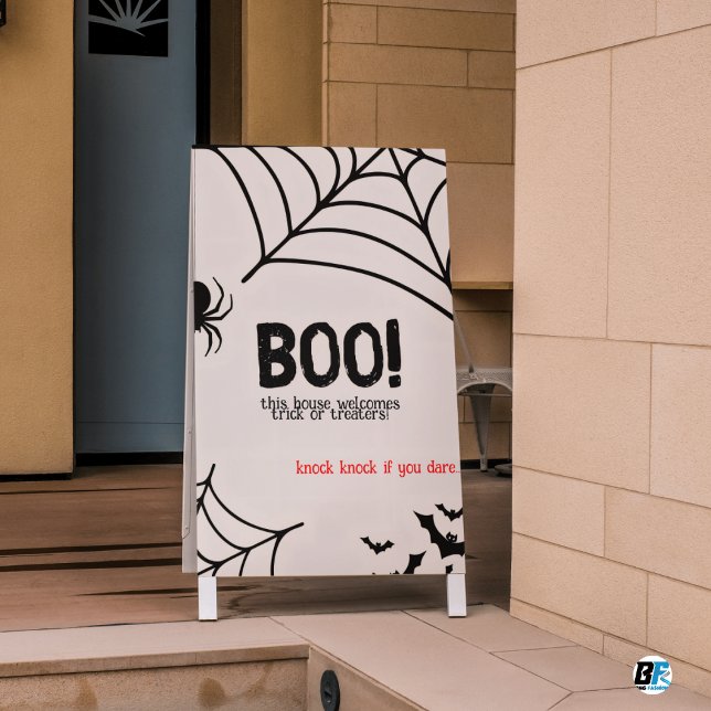 BOO! Spooky with Webs & Bats Halloween Foam Board (Creator Uploaded)