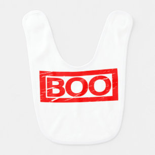 Boo Stamp Baby Bib
