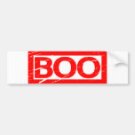 Boo Stamp Bumper Sticker