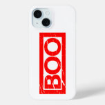 Boo Stamp iPhone 15 Case