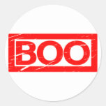 Boo Stamp Classic Round Sticker