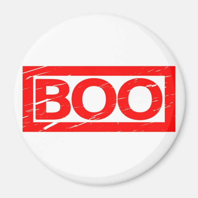 Boo Stamp Magnet (Front)
