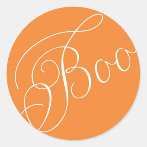 Boo Sticker