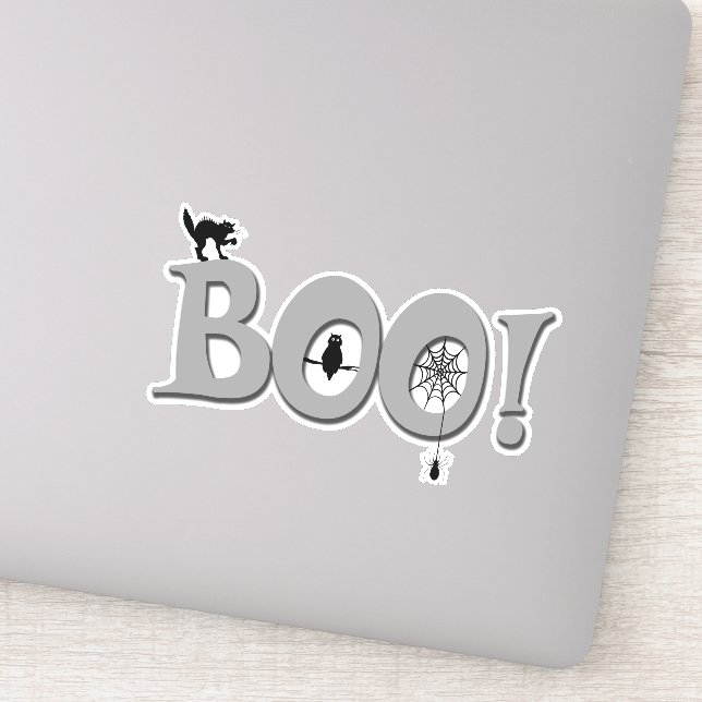 Boo! Sticker (Detail)