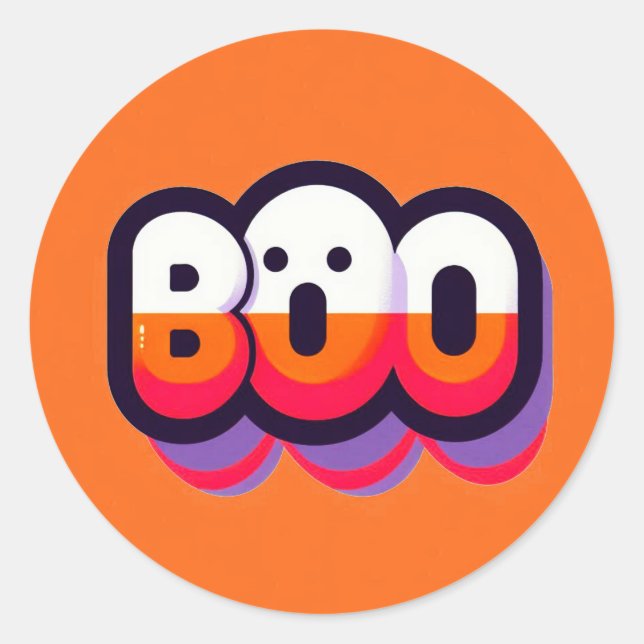 Boo Stickers  (Front)