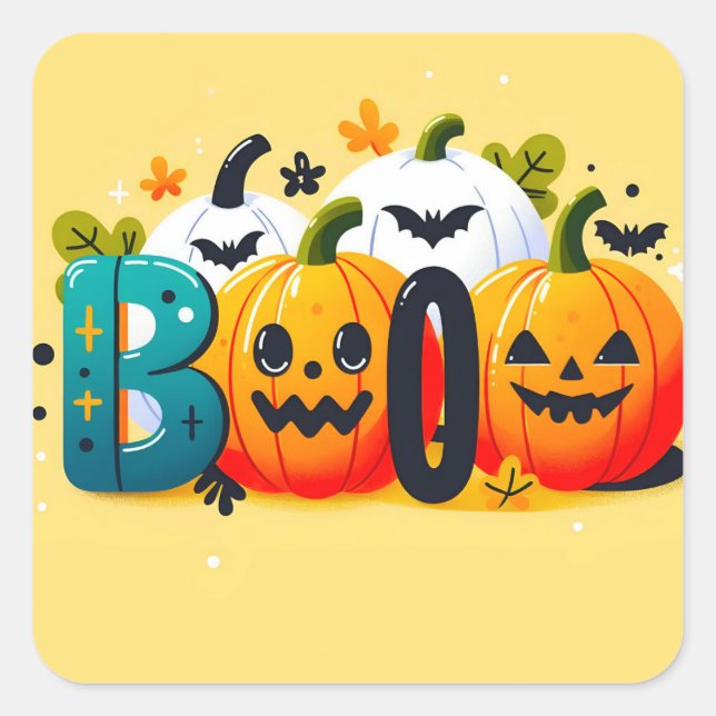 Boo Stickers  (Front)