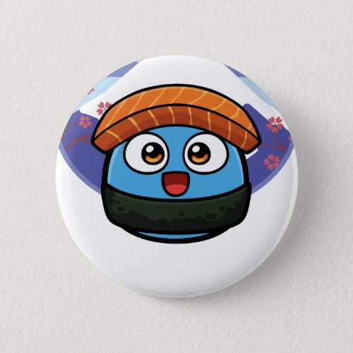 Boo Sushi Products Pinback Button