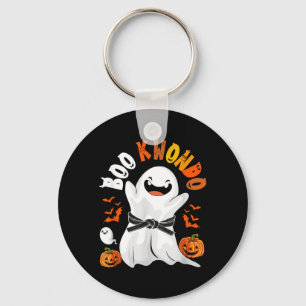 Boo Taekwondo Halloween Ghost Costume Martial Arts Keychain