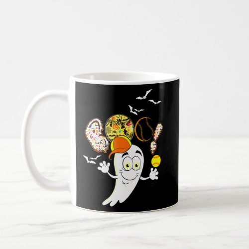 Boo  Tennis Player Ghost Spooky Night  Coffee Mug