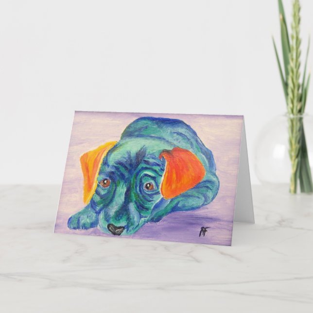 Boo - the cute Dog - Greeting Card (Front)