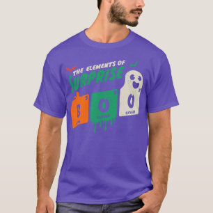 Boo The Elements Of Surprise Halloween Periodic Ta T-Shirt