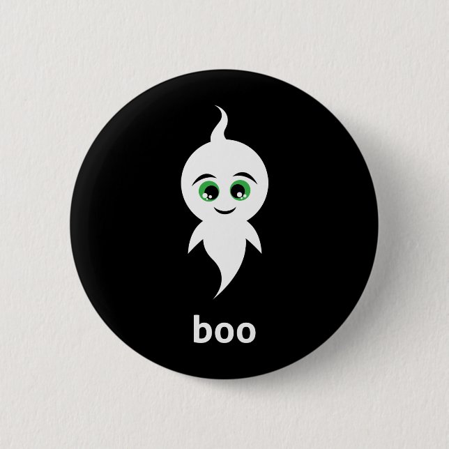 Boo the Ghost Button (Front)