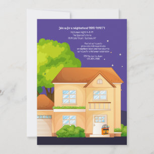 Boo the Neighbors Halloween Invitation