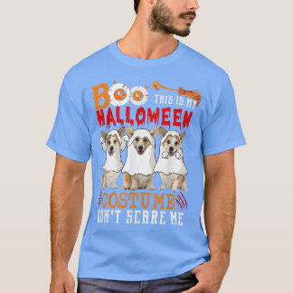 Boo This Is My Halloween Costume Three Corgi Dogs T-Shirt