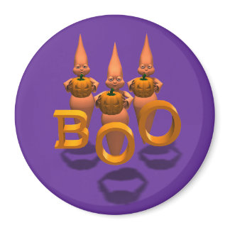 Boo! Three Cute Ghosties Magnet