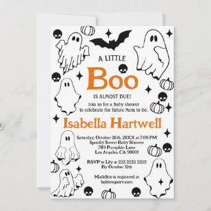Boo-tiful Baby on the Way – Halloween Baby Shower Invitation
