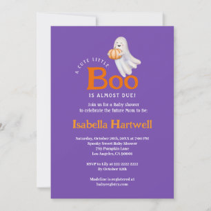Boo-tiful Baby on the Way – Halloween Baby Shower  Invitation