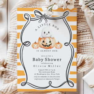 Boo-tiful Beginnings Baby Shower Invitation