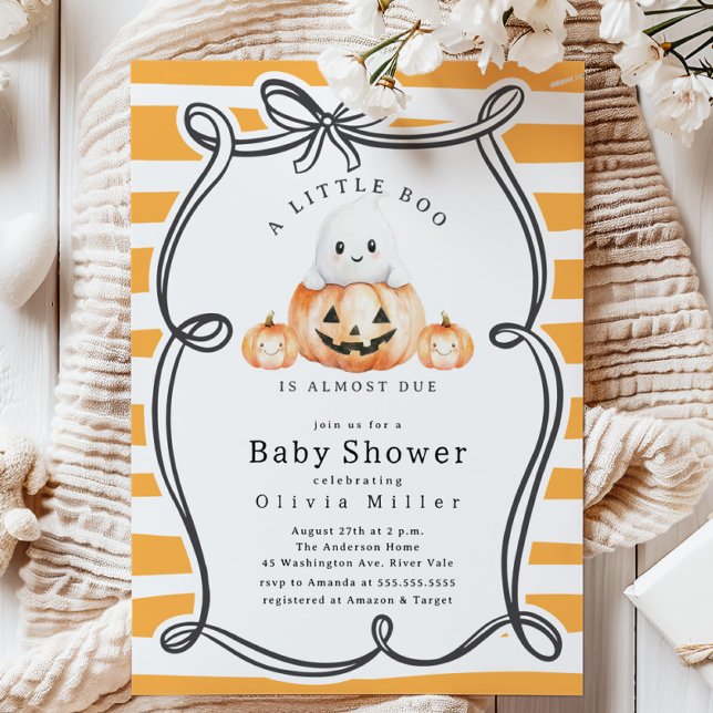 Boo-tiful Beginnings Baby Shower  Invitation (Creator Uploaded)