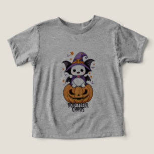 Boo-tiful Chaos   Bats, Hats, & Pumpkins Toddler T-shirt