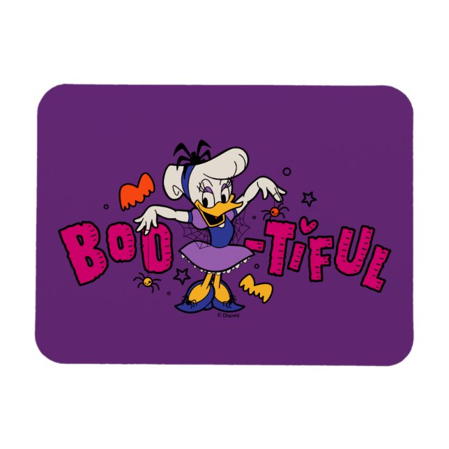 Boo-tiful Daisy Duck Halloween Dress Magnet (Horizontal)