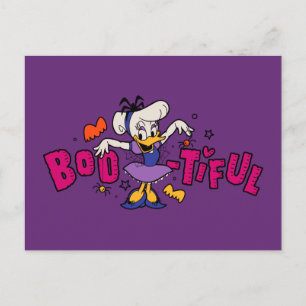 Boo-tiful Daisy Duck Halloween Dress Postcard