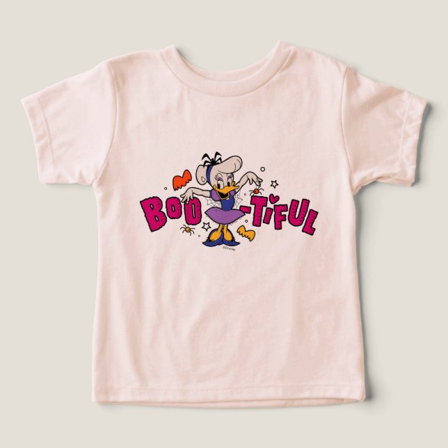 Boo-tiful Daisy Duck Halloween Dress Toddler T-shirt (Design Front)