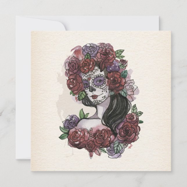 Boo-tiful Dia de los Muertos Party | Invitation (Front)