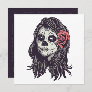 Boo-tiful Dia de los Muertos Party Invitation