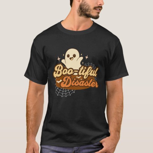 Boo_tiful Disaster Funny Halloween T_Shirt