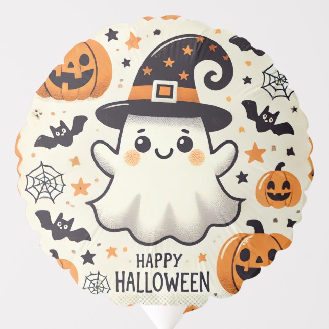 Boo-tiful Halloween Helium Balloon (Front)